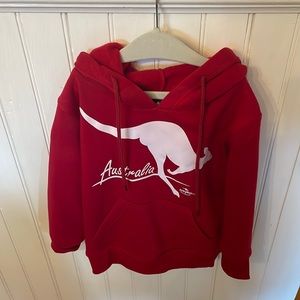 New Red Child Australia kangaroo sweatshirt (US size 24mo-2T)